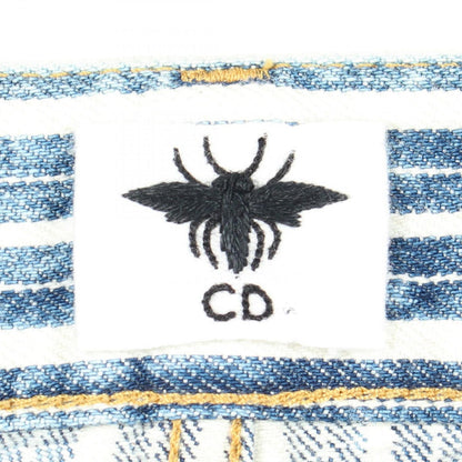 Dior Denim Pants Striped Cotton — view 3