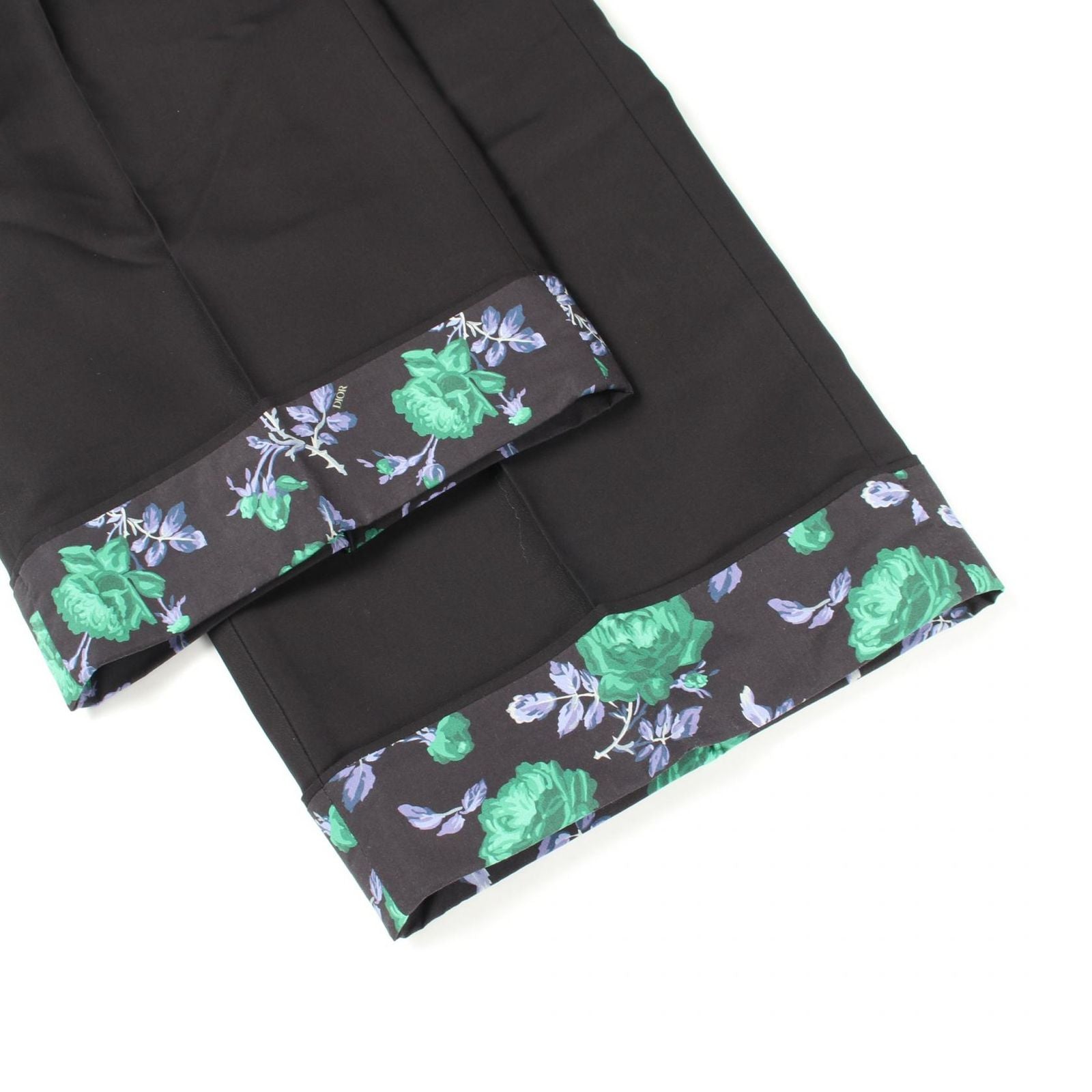 Dior Pants Floral Hem Pattern Cotton — view 6