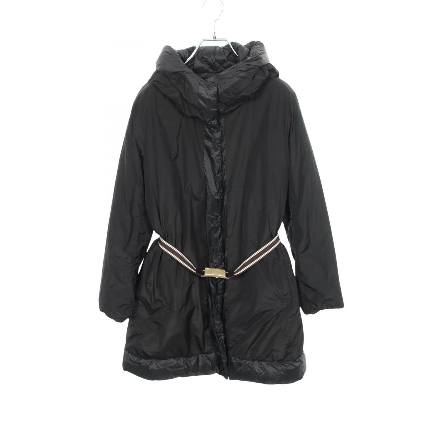 Max Mara Down Jacket Reversible Hooded Nylon Coat