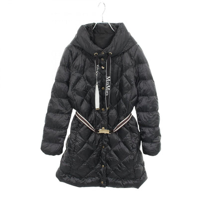 Max Mara Down Jacket Reversible Hooded Nylon Coat — view 3