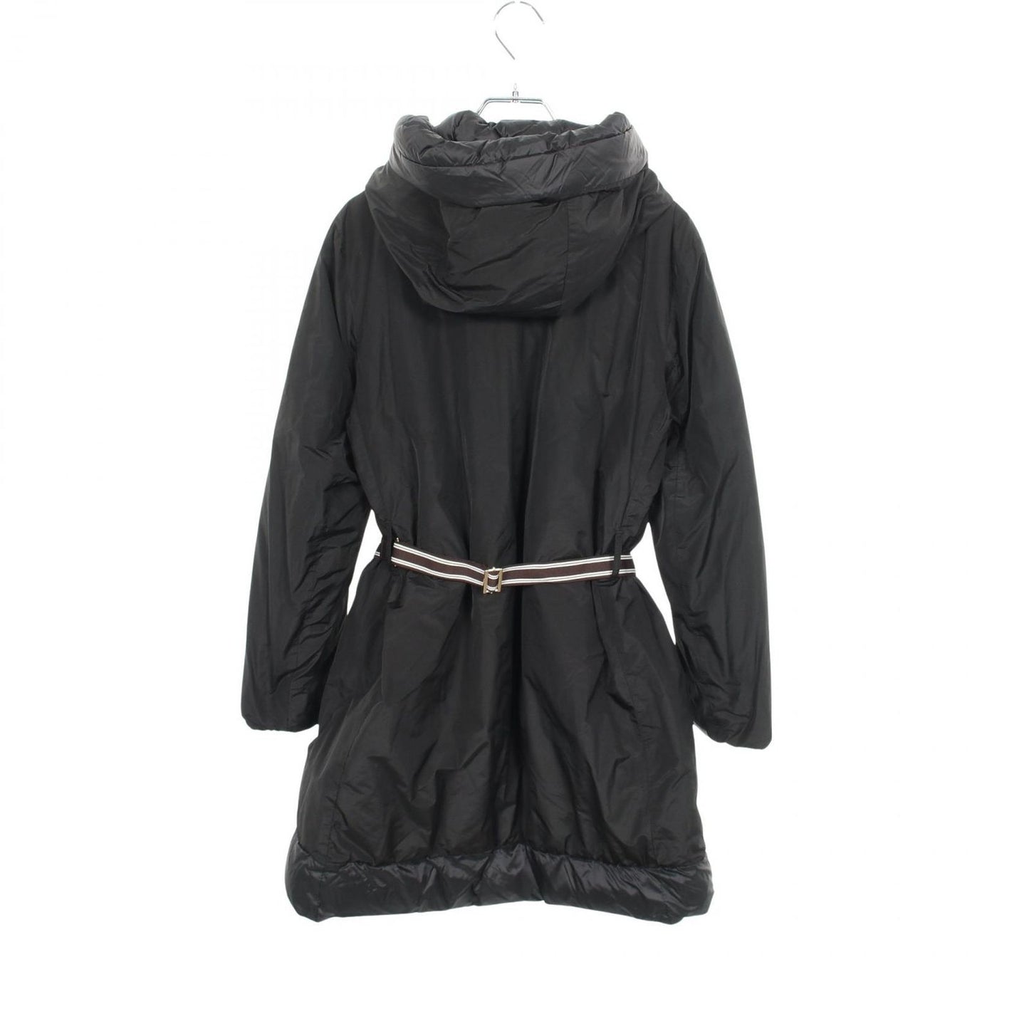 Max Mara Down Jacket Reversible Hooded Nylon Coat — view 2