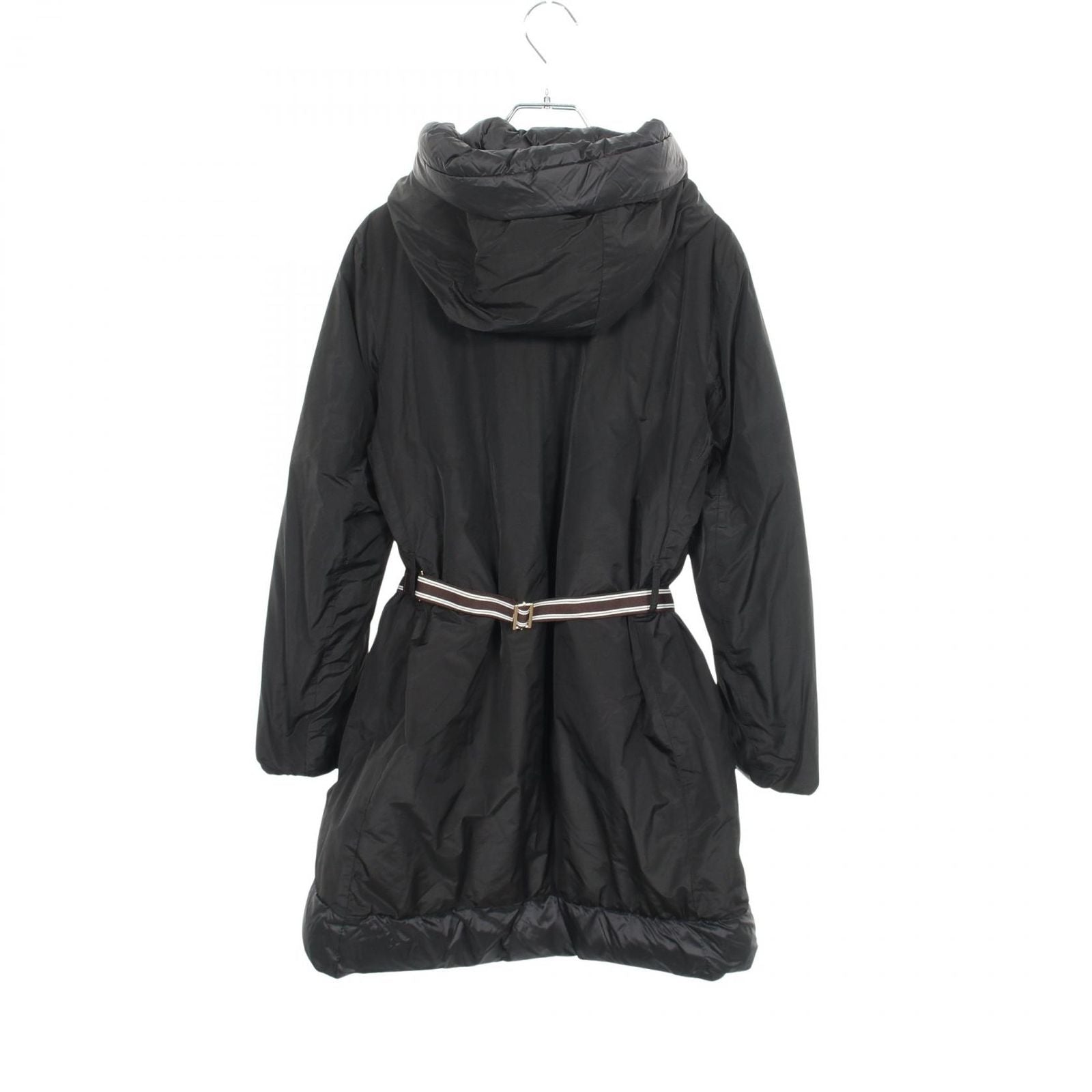 Max Mara Down Jacket Reversible Hooded Nylon Coat — view 2