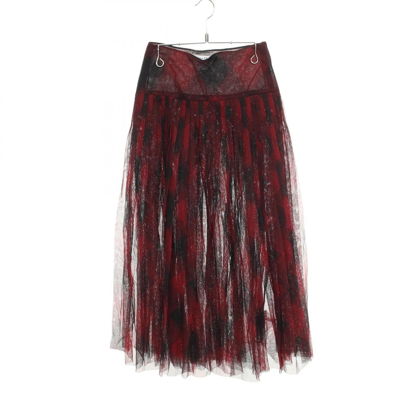 Dior Skirt Tulle Pleated Maxi Cotton