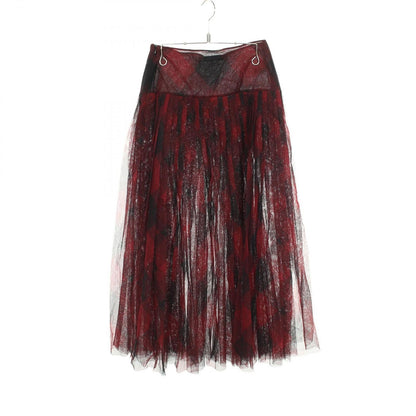 Dior Skirt Tulle Pleated Maxi Cotton — view 2
