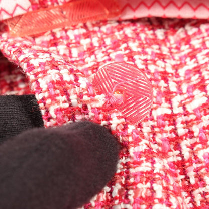 Chanel Coco Buttons Tweed Short Sleeve Wool Jacket — view 7