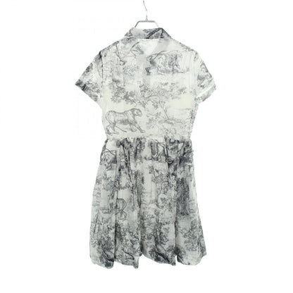 Dior Dress Toile de Jouy Short Sleeve Cotton — view 2