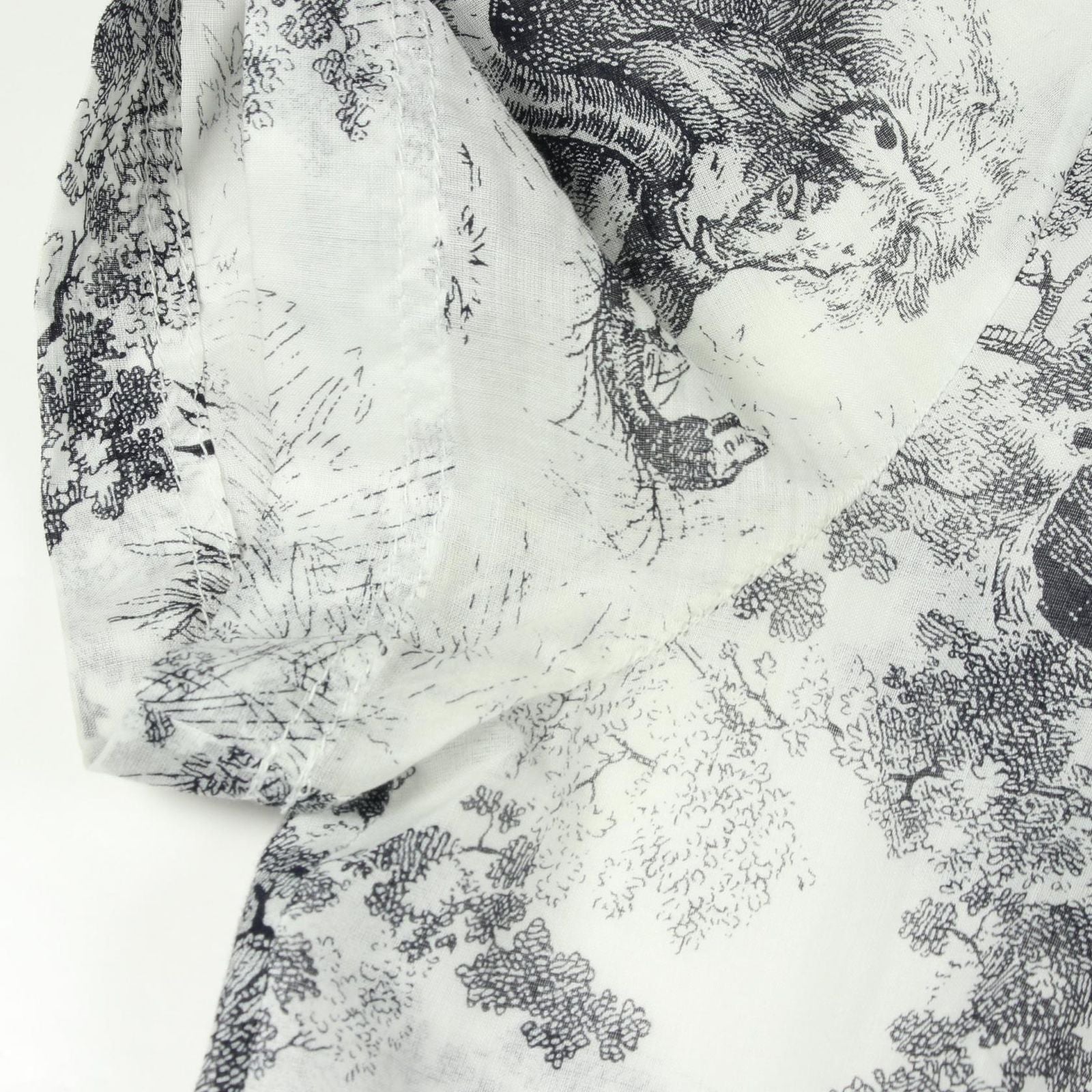 Dior Dress Toile de Jouy Short Sleeve Cotton — view 6