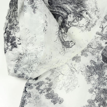 Dior Dress Toile de Jouy Short Sleeve Cotton — view 6