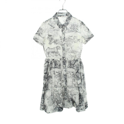 Dior Dress Toile de Jouy Short Sleeve Cotton