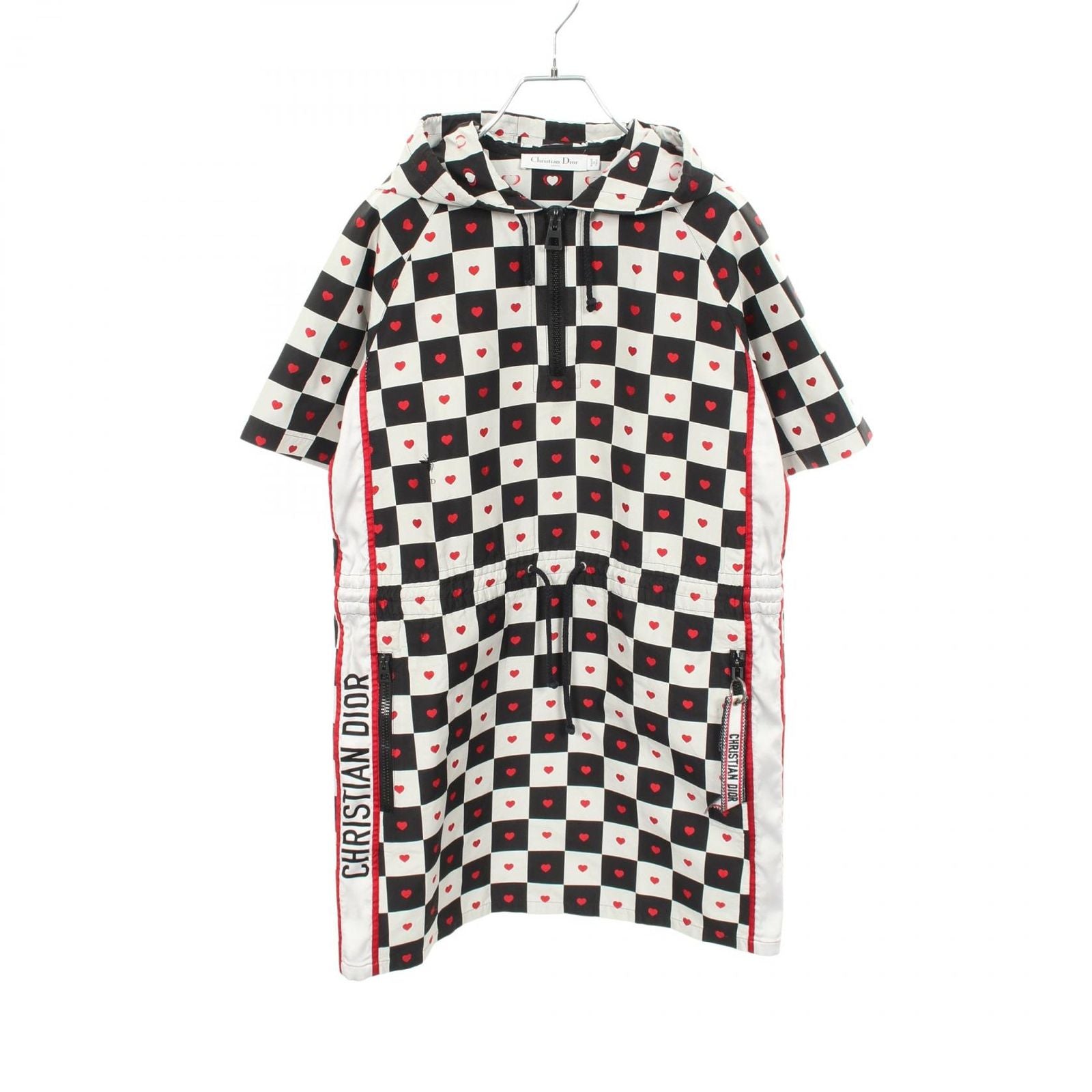 Dior Dress Amour D-chess Heart Short Sleeve