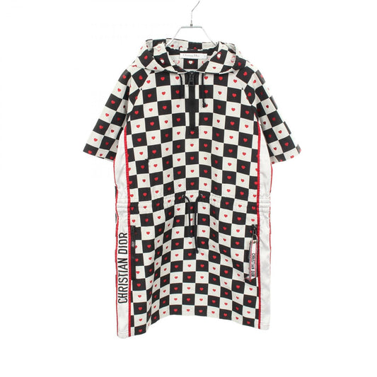 Dior Dress Amour D-chess Heart Short Sleeve