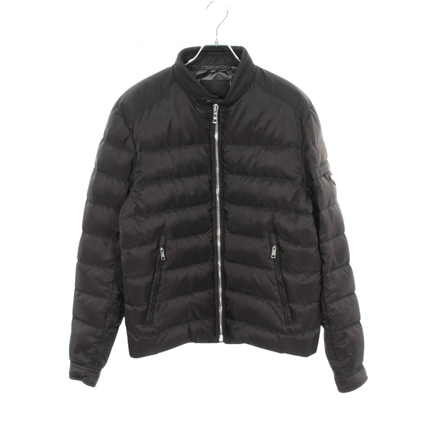 Prada Down Jacket Triangle Logo Nylon