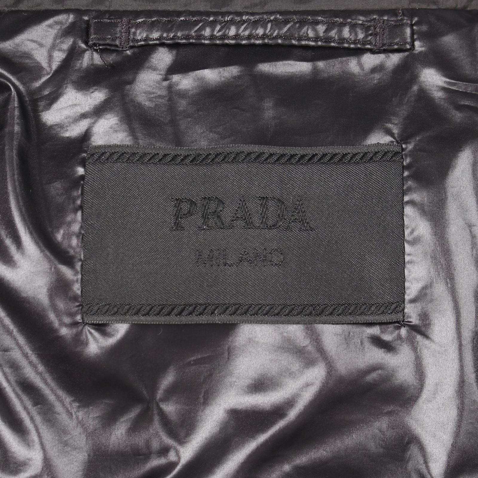 Prada Down Jacket Triangle Logo Nylon — view 3