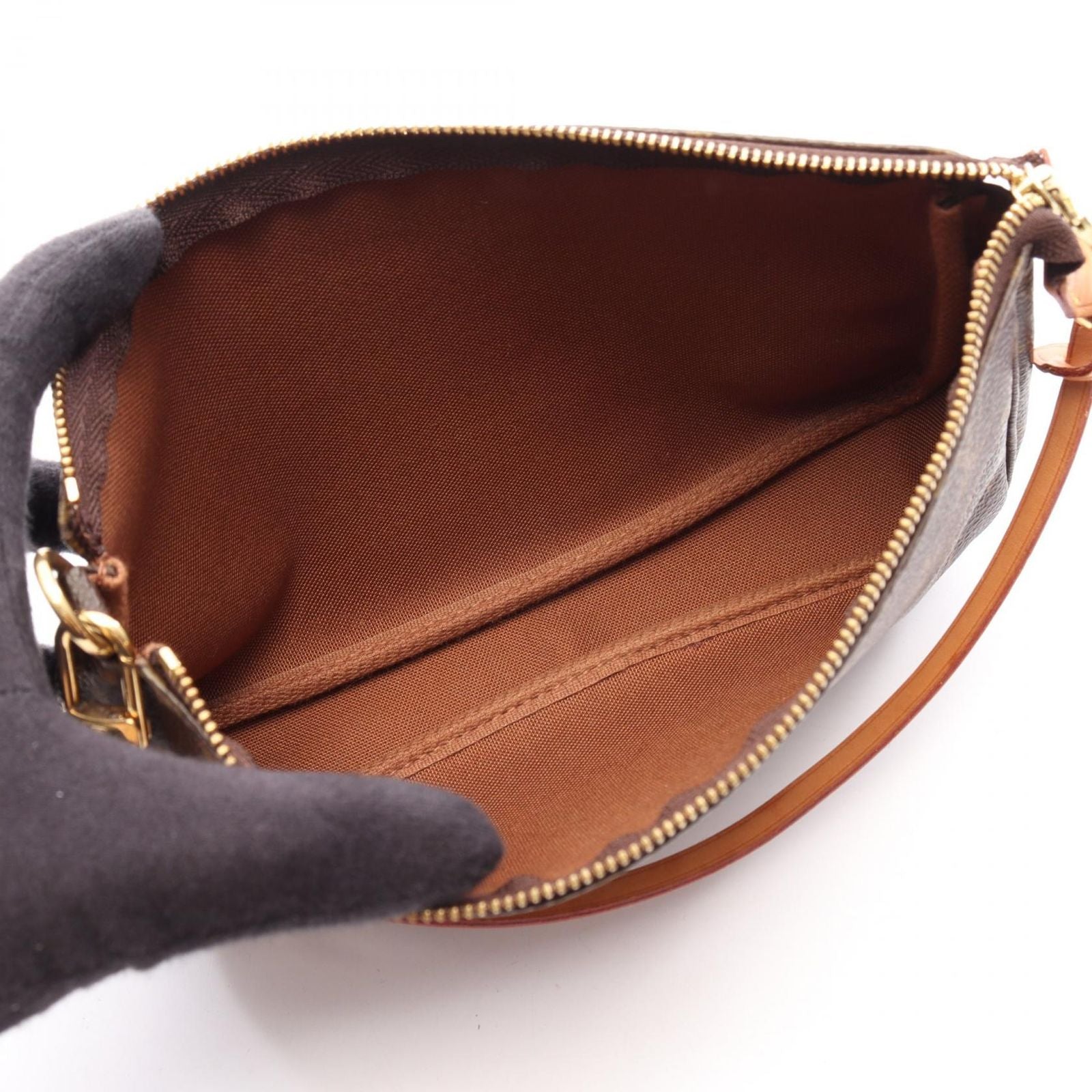 Louis Vuitton Handbag Pochette Accessoires Monogram Leather — view 3