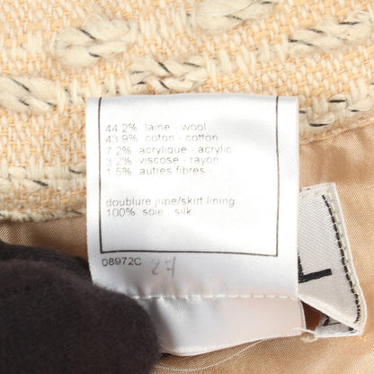 Chanel CC Logo Button Tweed Wool Coat — view 5