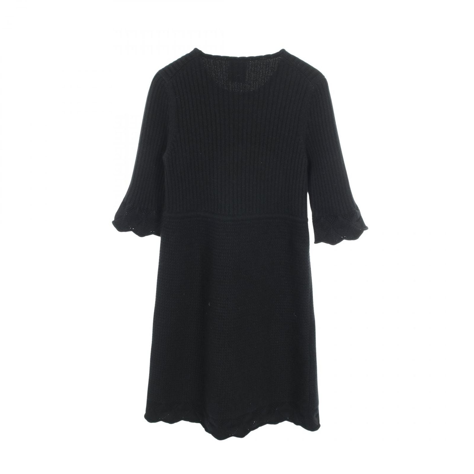 Chanel Dress CC Logo Button Black — view 2