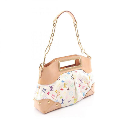 Louis Vuitton Handbag Judy MM Monogram Multicolor Blanc 2-Way Leather — view 2