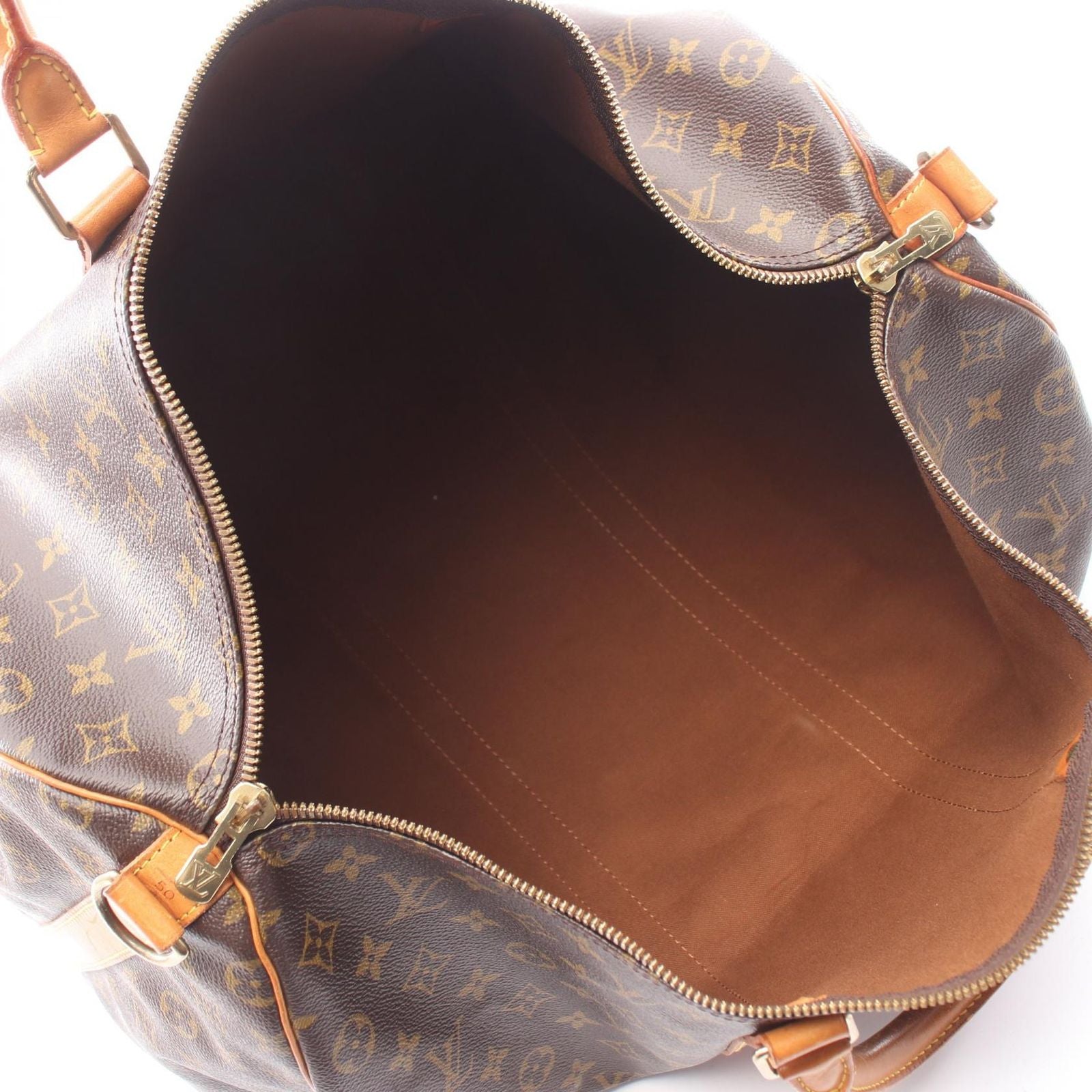 Louis Vuitton Boston Bag Keepall Bandouliere 50 Monogram Leather 50 — view 3