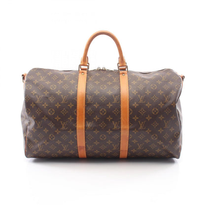 Louis Vuitton Boston Bag Keepall Bandouliere 50 Monogram Leather 50