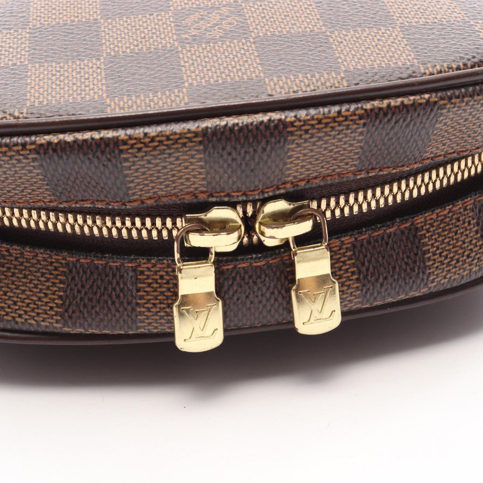 Louis Vuitton Shoulder Bag Ipanema PM Damier Ebene Leather — view 6