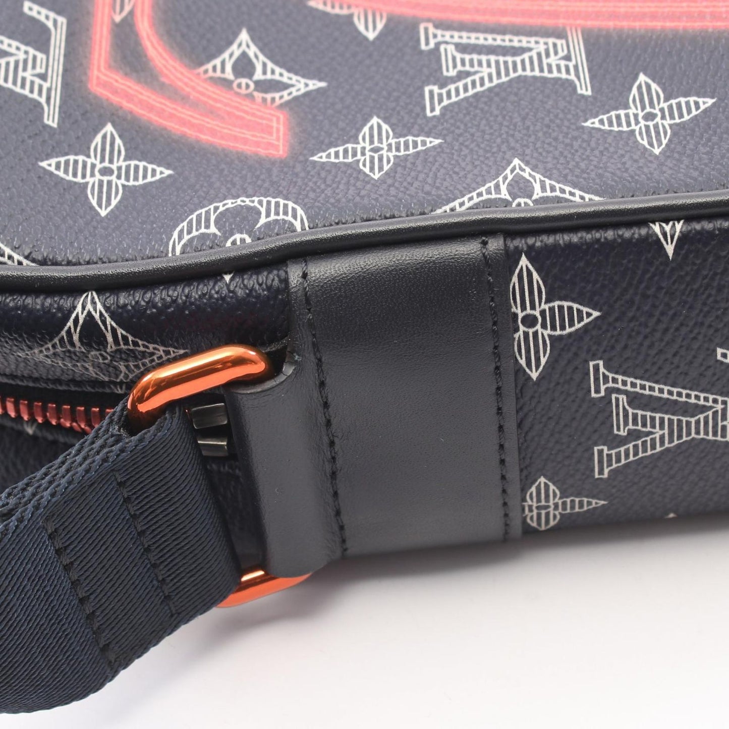 Louis Vuitton Shoulder Bag Danube PM Monogram Ink Upside Down Leather — view 8
