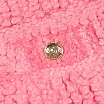 Chanel CC Logo Button Knit Wool Jacket — view 8