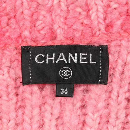 Chanel CC Logo Button Knit Wool Jacket — view 3