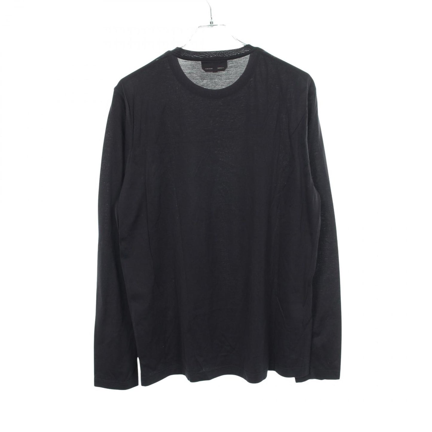 Hermes Long Sleeve T-Shirt H Embroidery Crew Neck Cotton — view 2