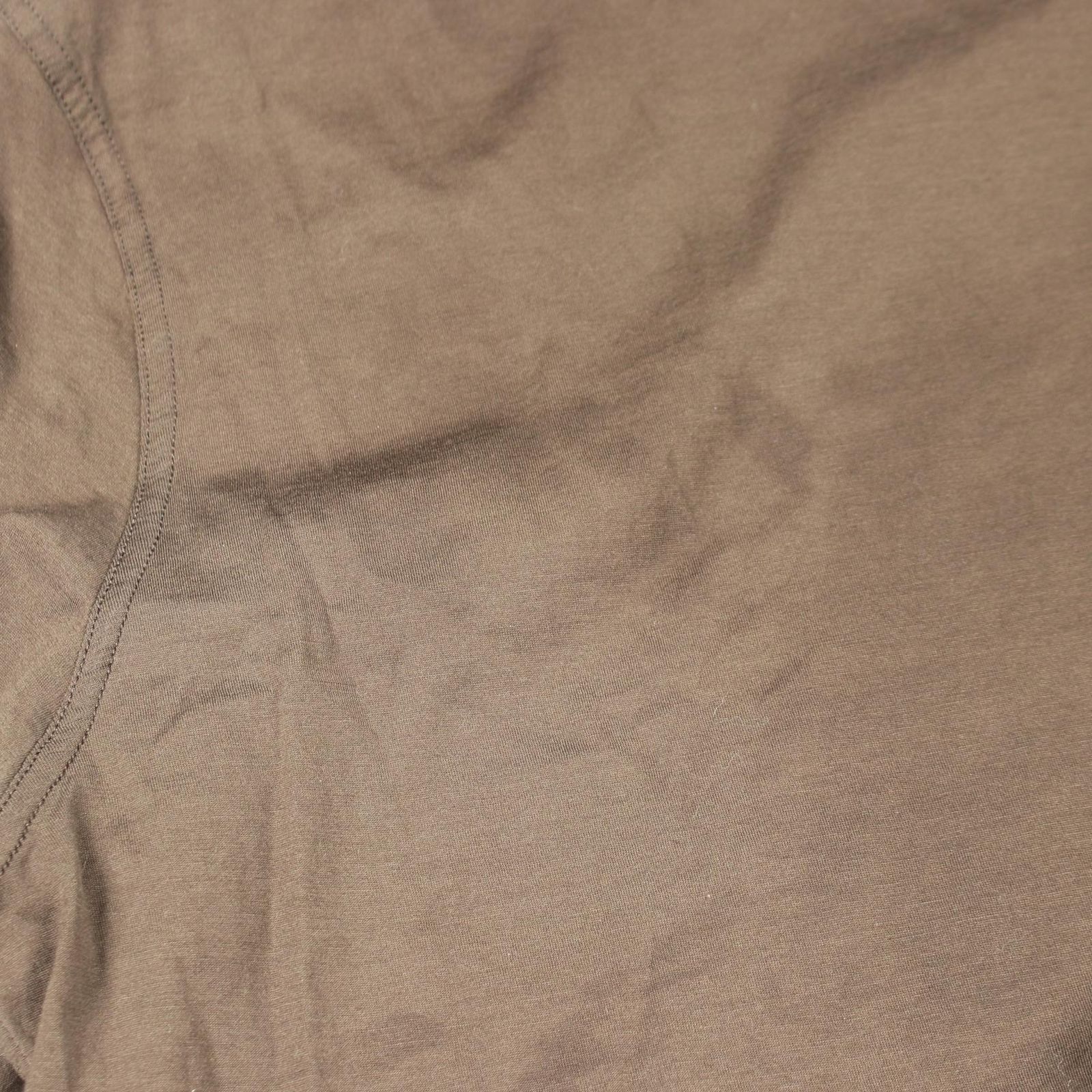 Hermes Long Sleeve T-Shirt H Embroidery Crew Neck Cotton — view 6