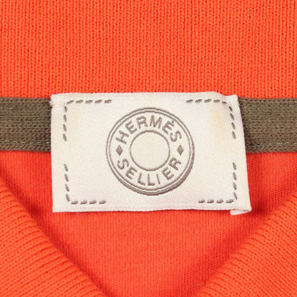 Hermes Polo Shirt Sellier Buttons Short Sleeve Cotton — view 3