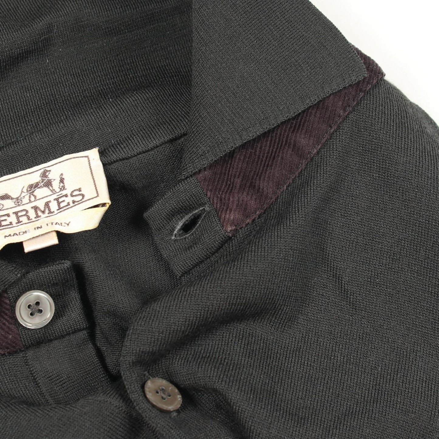 Hermes Polo Shirt Long Sleeve Wool — view 6