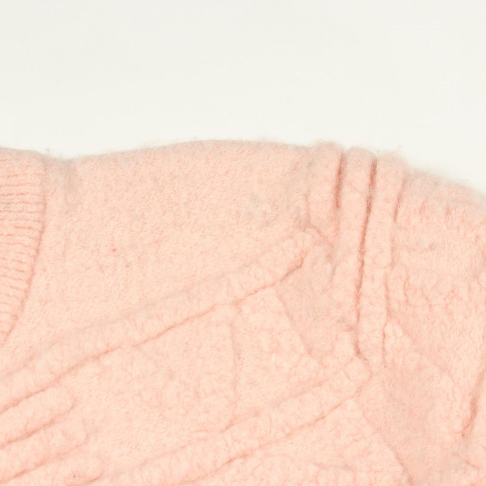 Louis Vuitton Knit Monogram Embossed Short Sleeve Wool Sweater — view 7