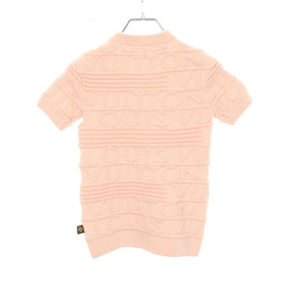 Louis Vuitton Knit Monogram Embossed Short Sleeve Wool Sweater — view 2