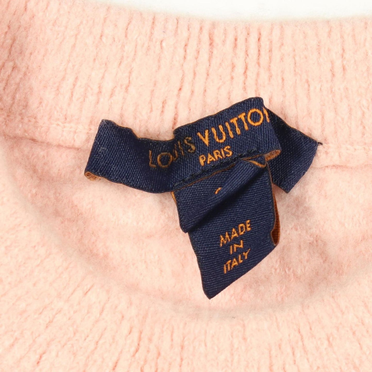 Louis Vuitton Knit Monogram Embossed Short Sleeve Wool Sweater — view 3