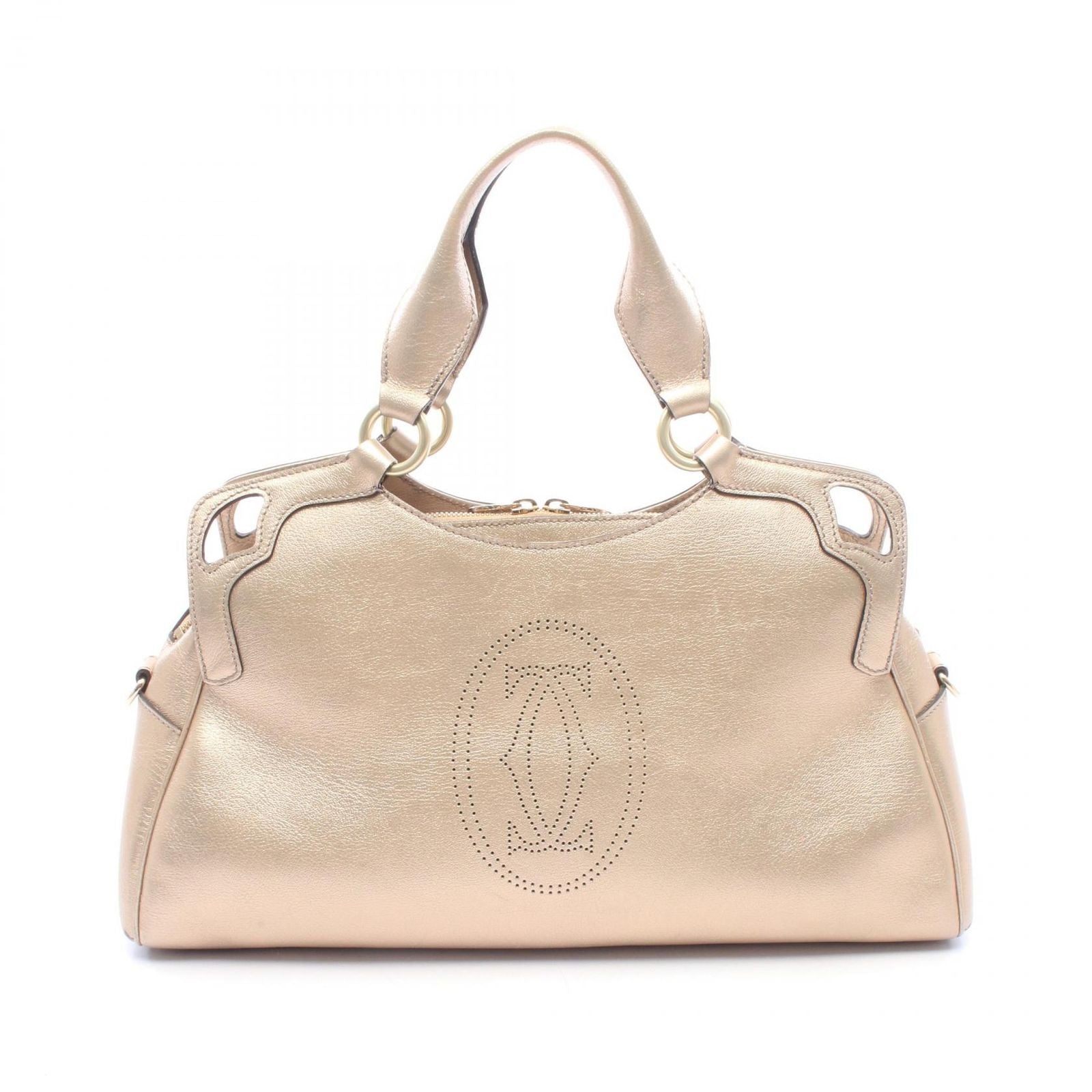 Cartier Handbag Marcello de Champagne Gold Leather