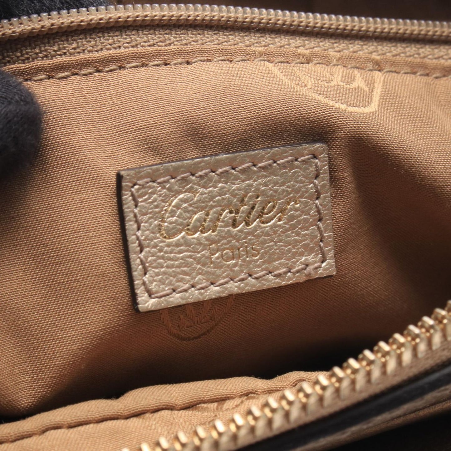 Cartier Handbag Marcello de Champagne Gold Leather — view 4