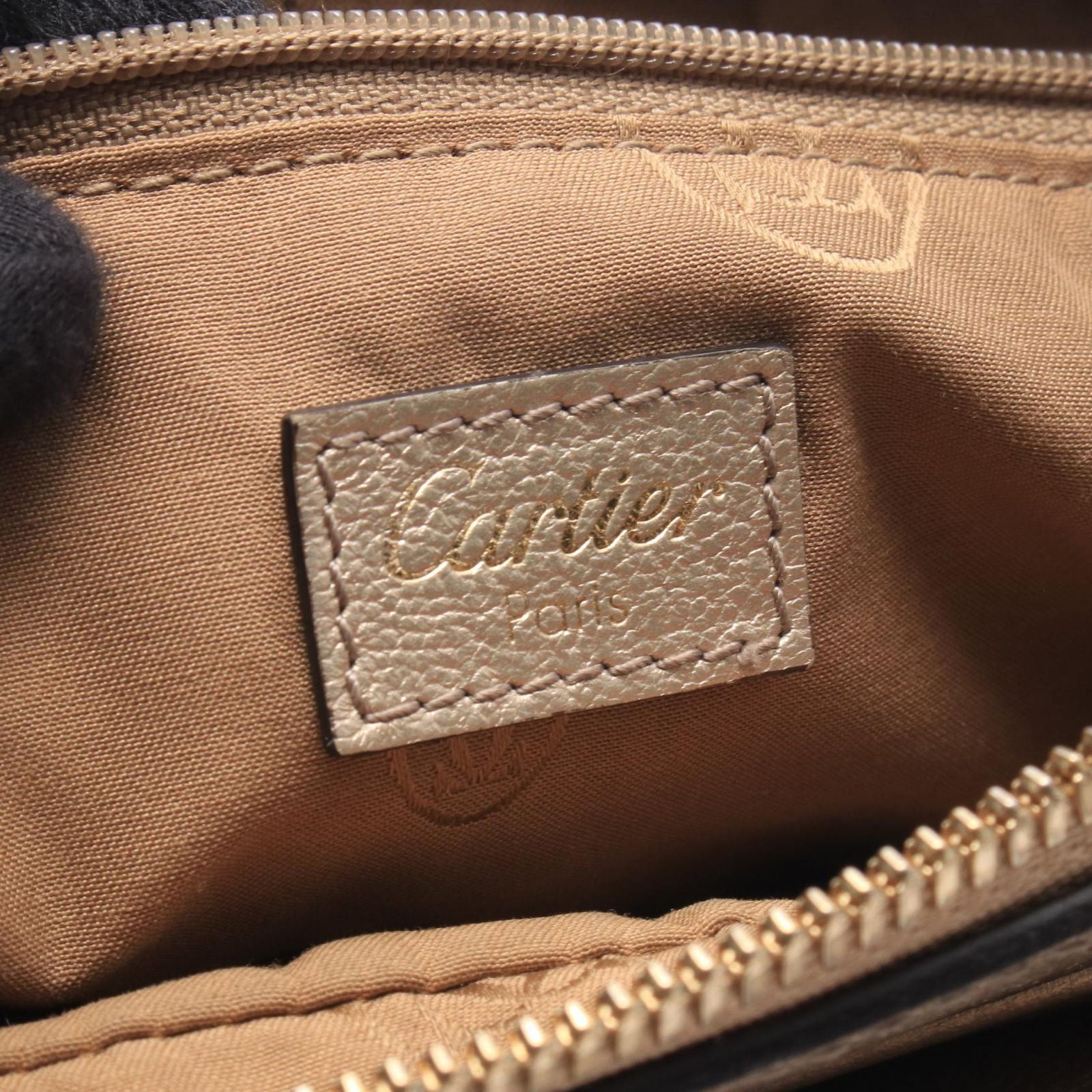 Cartier Handbag Marcello de Champagne Gold Leather — view 4