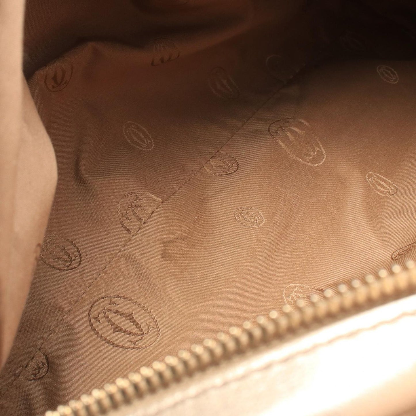 Cartier Handbag Marcello de Champagne Gold Leather — view 5