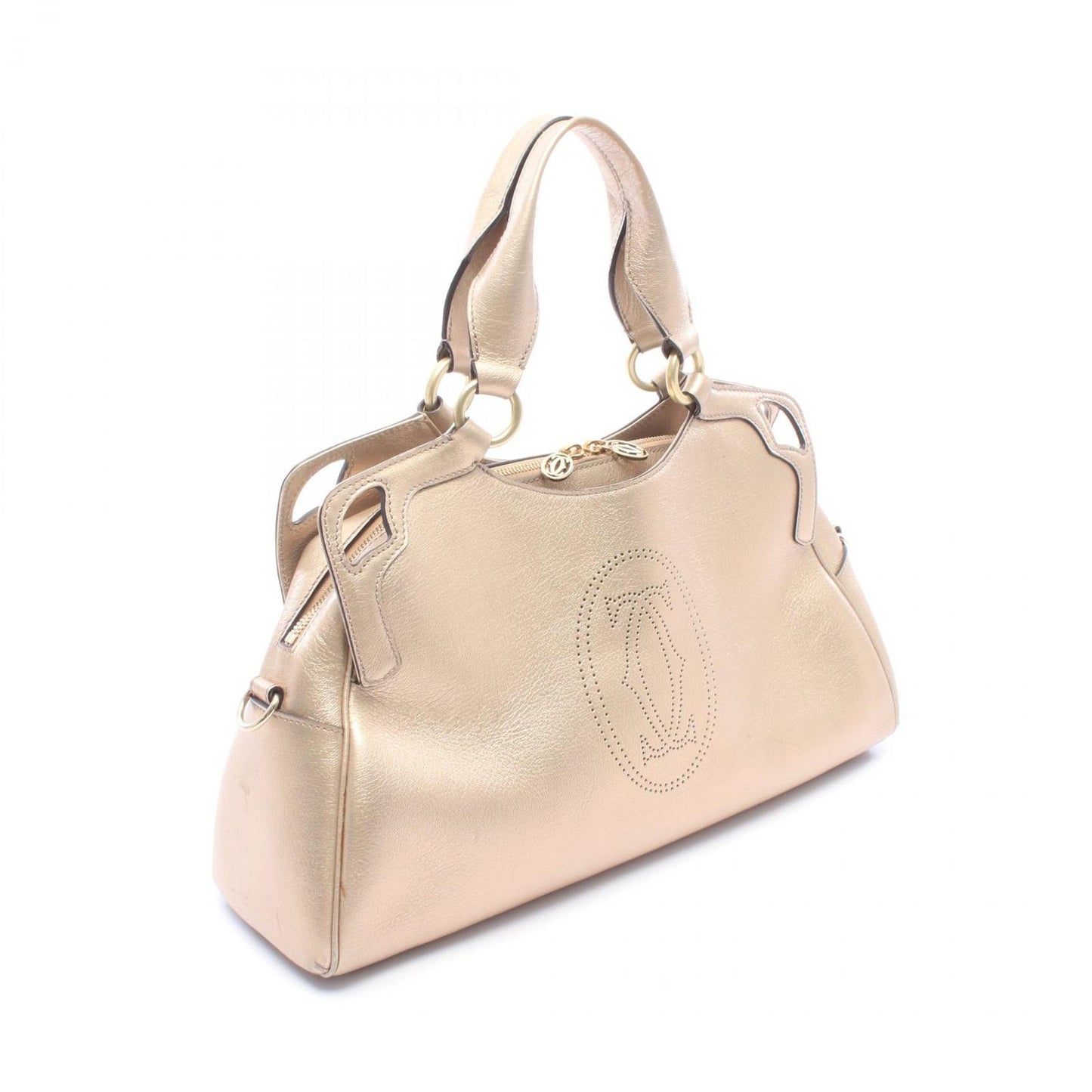 Cartier Handbag Marcello de Champagne Gold Leather — view 2