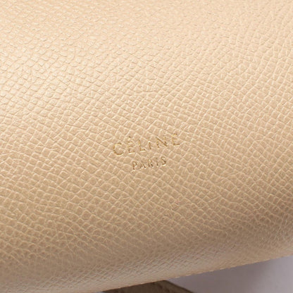 Celine Belt Bag Nano 2-Way Greige Leather — view 4