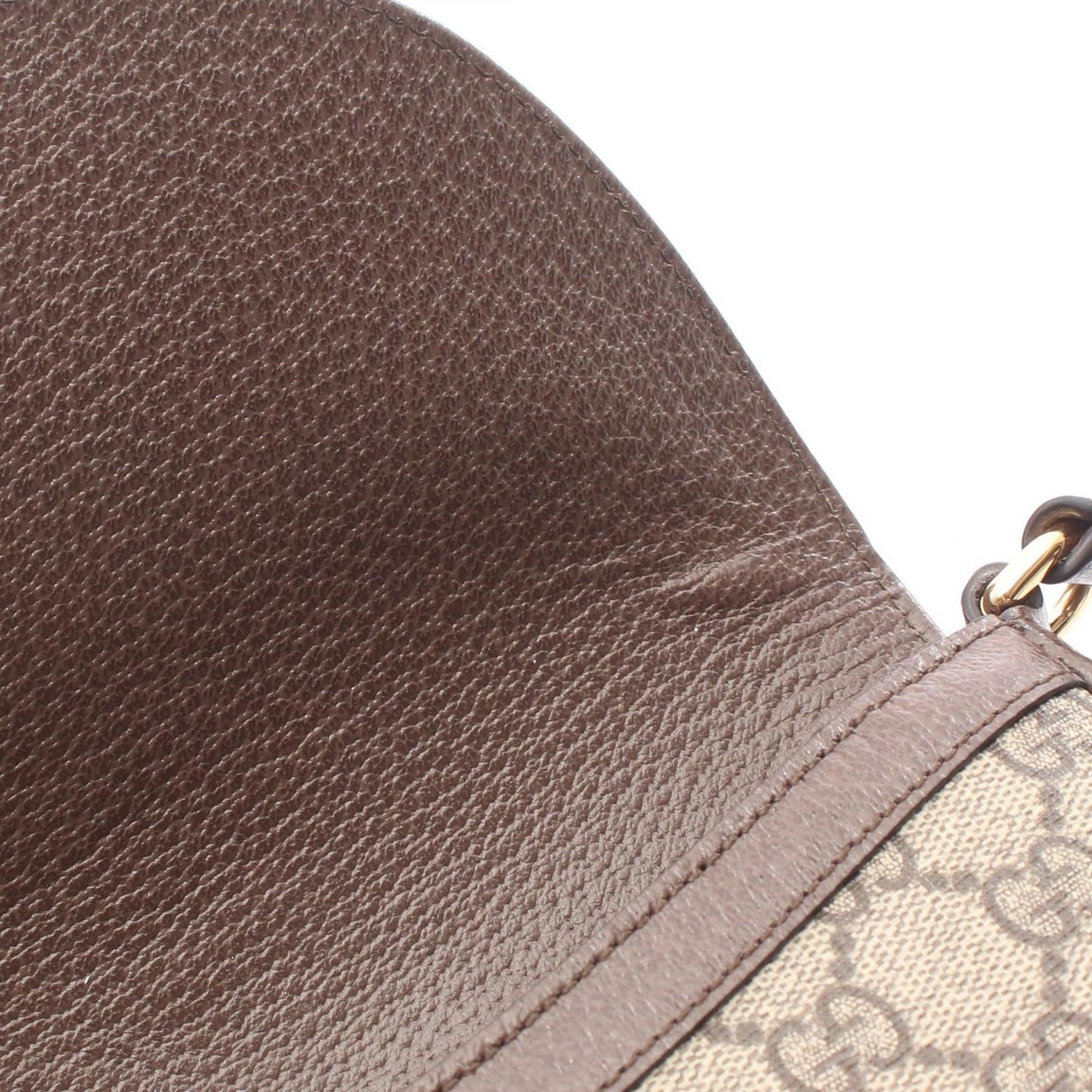 Gucci Shoulder Bag Ophidia GG Supreme Beige Brown Leather — view 5