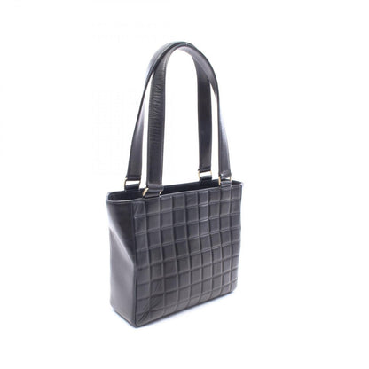 Chanel Shoulder Bag Choco Bar Black Lambskin — view 2