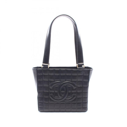 Chanel Shoulder Bag Choco Bar Black Lambskin