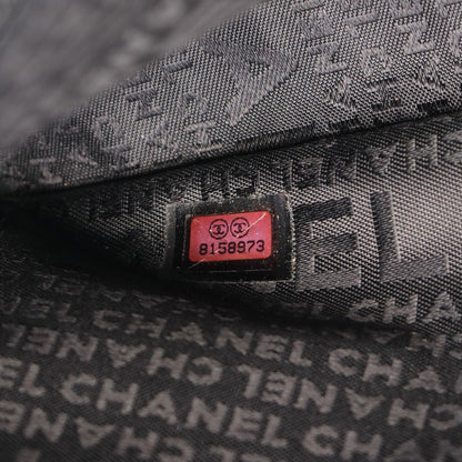 Chanel Shoulder Bag Choco Bar Black Lambskin — view 5