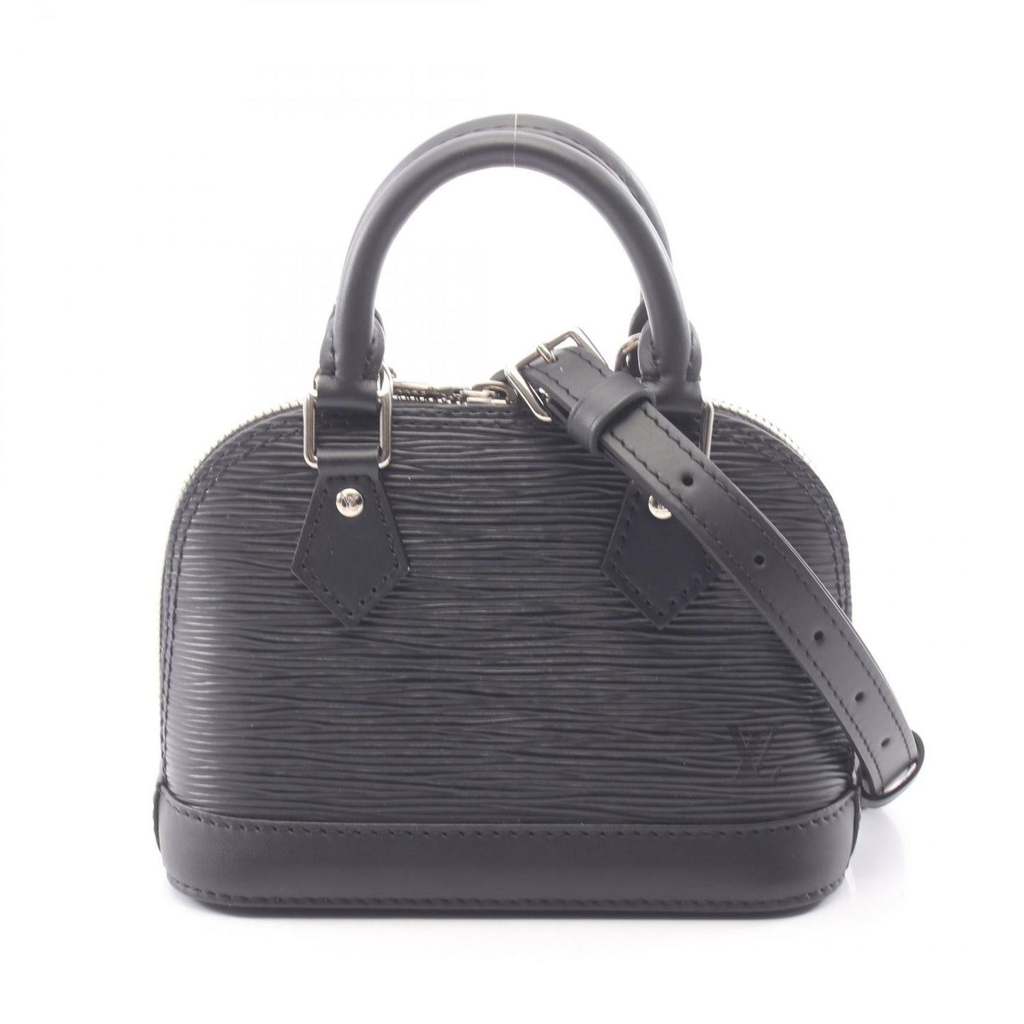 Louis Vuitton Handbag Nano Alma 2-Way Noir Leather