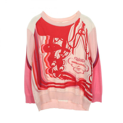 Hermes Knit Twillaine Brides de Gala Switch Silk Cotton Sweater