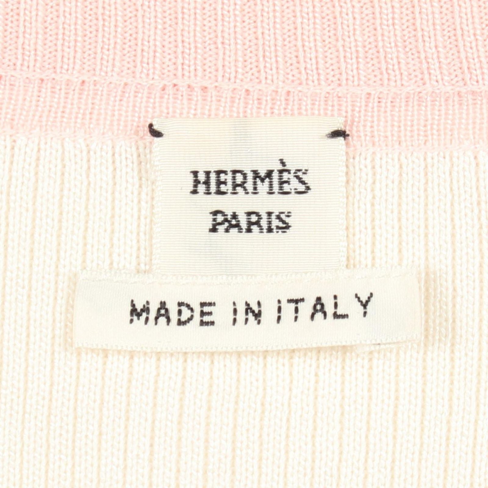 Hermes Knit Twillaine Brides de Gala Switch Silk Cotton Sweater — view 3