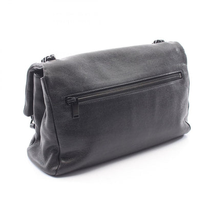 Saint Laurent Paris Shoulder Bag West Hollywood Monogram Black Leather Medium — view 2