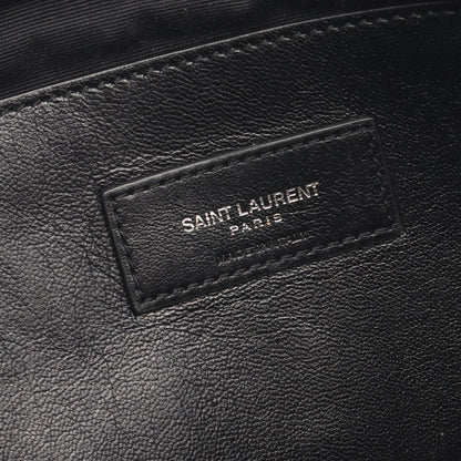 Saint Laurent Paris Shoulder Bag West Hollywood Monogram Black Leather Medium — view 4