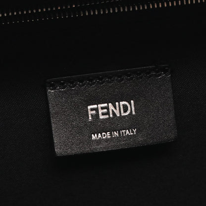 Fendi Backpack FF Jacquard Drive Zucca Dark Brown Black Canvas Leather — view 4